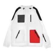 Dolly Noire Soldier Full Zip Windbreaker Jacka White, Herr