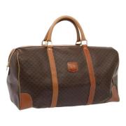 Celine Vintage Pre-owned Laeder handvskor Brown, Dam