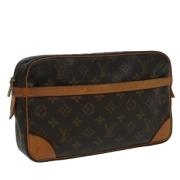 Louis Vuitton Vintage Pre-owned Canvas kuvertvskor Brown, Dam