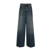 Haikure Wide Jeans Blue, Dam