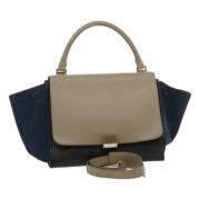 Celine Vintage Pre-owned Laeder handvskor Gray, Dam