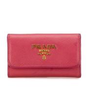 Prada Vintage Pre-owned Laeder nyckelhllare Pink, Dam