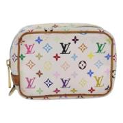 Louis Vuitton Vintage Pre-owned Canvas kuvertvskor White, Dam