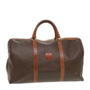 Celine Vintage Pre-owned Laeder handvskor Brown, Dam