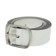 Gucci Vintage Pre-owned Laeder skrp White, Dam