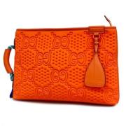 Gucci Vintage Pre-owned Nylon gucci-vskor Orange, Herr