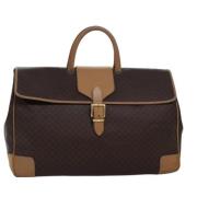 Celine Vintage Pre-owned Laeder handvskor Brown, Dam