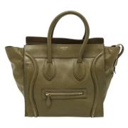 Celine Vintage Pre-owned Laeder totevskor Green, Dam