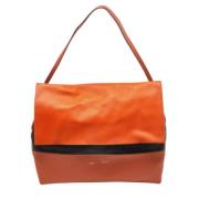 Celine Vintage Pre-owned Laeder axelremsvskor Orange, Dam