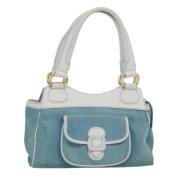 Celine Vintage Pre-owned Canvas celine-vskor Blue, Dam