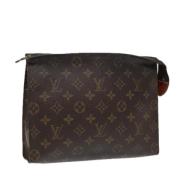 Louis Vuitton Vintage Pre-owned Canvas necessrer Brown, Dam