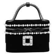 Roger Vivier Medium Handväska Black, Dam