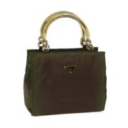 Prada Vintage Pre-owned Nylon prada-vskor Green, Dam