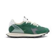 RUN OF Gröna Mocka Sneakers Green, Herr