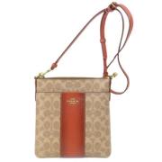 Coach Pre-owned Pre-owned Canvas axelremsvskor Brown, Dam