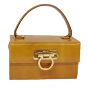 Salvatore Ferragamo Pre-owned Pre-owned Tyg handvskor Yellow, Dam