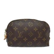 Louis Vuitton Vintage Pre-owned Canvas louis-vuitton-vskor Brown, Dam