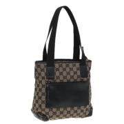 Gucci Vintage Pre-owned Canvas gucci-vskor Blue, Dam