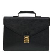 Louis Vuitton Vintage Pre-owned Laeder portfljer Black, Dam