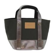 Burberry Vintage Pre-owned Canvas handvskor Green, Dam