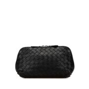 Bottega Veneta Vintage Pre-owned Laeder necessrer Black, Dam