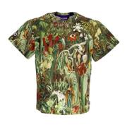 Octopus Nepenthes Army T-Shirt Green, Herr