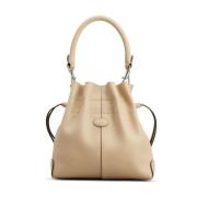 Tod's Beige Axelväska för Kvinnor Beige, Dam