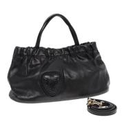 Gucci Vintage Pre-owned Laeder handvskor Black, Dam