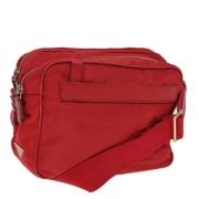 Prada Vintage Pre-owned Nylon prada-vskor Red, Dam