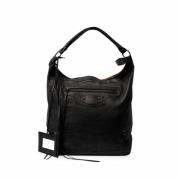 Balenciaga Vintage Pre-owned Laeder handvskor Black, Dam