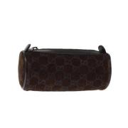 Gucci Vintage Pre-owned Canvas gucci-vskor Brown, Dam