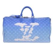 Louis Vuitton Vintage Pre-owned Canvas louis-vuitton-vskor Blue, Dam