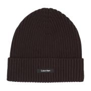 Calvin Klein Rib Beanie Höst/Vinter Kollektion Brown, Herr