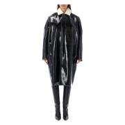 Philosophy di Lorenzo Serafini Lana Coated Overcoat Black, Dam