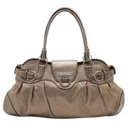 Salvatore Ferragamo Pre-owned Pre-owned Laeder axelremsvskor Brown, Da...