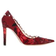 Aquazzura Pre-owned Pre-owned Bomull klackskor Red, Dam