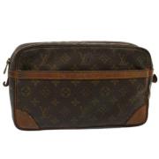 Louis Vuitton Vintage Pre-owned Canvas kuvertvskor Brown, Dam