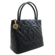 Chanel Vintage Pre-owned Laeder chanel-vskor Black, Dam