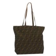 Fendi Vintage Pre-owned Canvas totevskor Brown, Dam