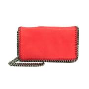 Stella McCartney Pre-owned Pre-owned Canvas axelremsvskor Red, Dam