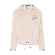 Moncler Rosa Corduroy Vadderad Tröja Pink, Dam