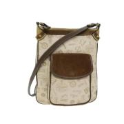 Loewe Pre-owned Pre-owned Canvas axelremsvskor Beige, Dam