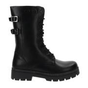 Paciotti Eleganta ankelboots i konstläder Black, Dam