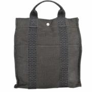 Hermès Vintage Pre-owned Canvas ryggsckar Gray, Dam