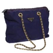 Prada Vintage Pre-owned Nylon prada-vskor Purple, Dam