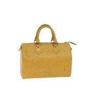 Louis Vuitton Vintage Pre-owned Laeder handvskor Yellow, Dam