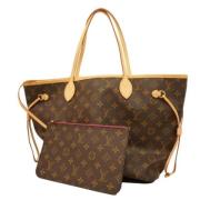 Louis Vuitton Vintage Pre-owned Tyg louis-vuitton-vskor Brown, Dam