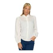 2-Biz Cornelia.Au24 Cloud Skjortblus Beige, Dam