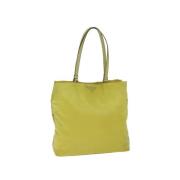 Prada Vintage Pre-owned Nylon prada-vskor Yellow, Dam