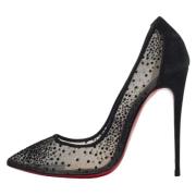 Christian Louboutin Pre-owned Pre-owned Mesh klackskor Black, Dam